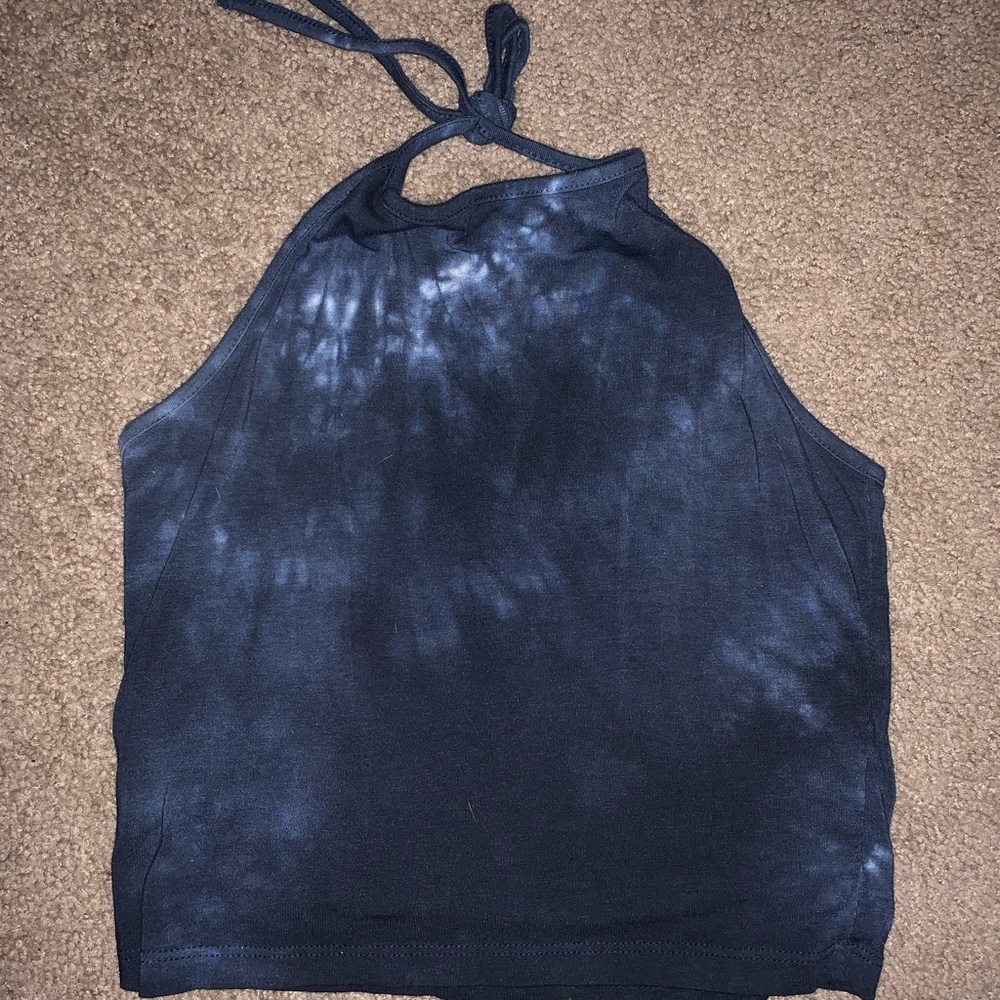 Tie die halter top
